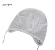 Joyingtwo Baby Boys Girls Fleece Lined Knit Kids Hat with Earflap Winter Hat Grey